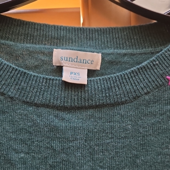 Sundance Teal Sweater with Sheep Design - Picture 2 of 6